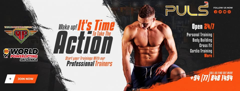 PULS Fitness Center Official Training Banner